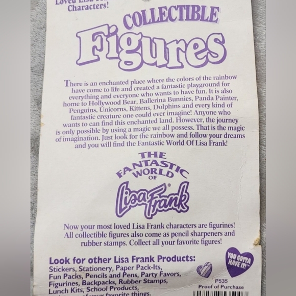 Lisa Frank Penguin Surfer PVC Toy Figure 1990s Collectible Rare - Picture 5 of 6